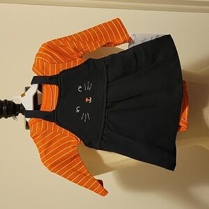 NWT: Carter's 2 Piece Bodysuit and Jumper with Cat Face